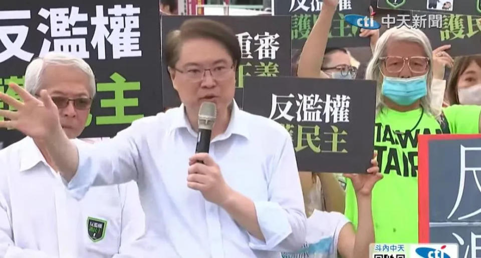 <strong>對於大陸宣稱將嚴懲台獨者，民進黨秘書長林右昌直言非常荒謬。（資料照／中天新聞）</strong>