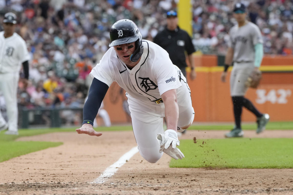 Torkelson scores double and triple on return to Major League, Tigers beat Yankees 4-0