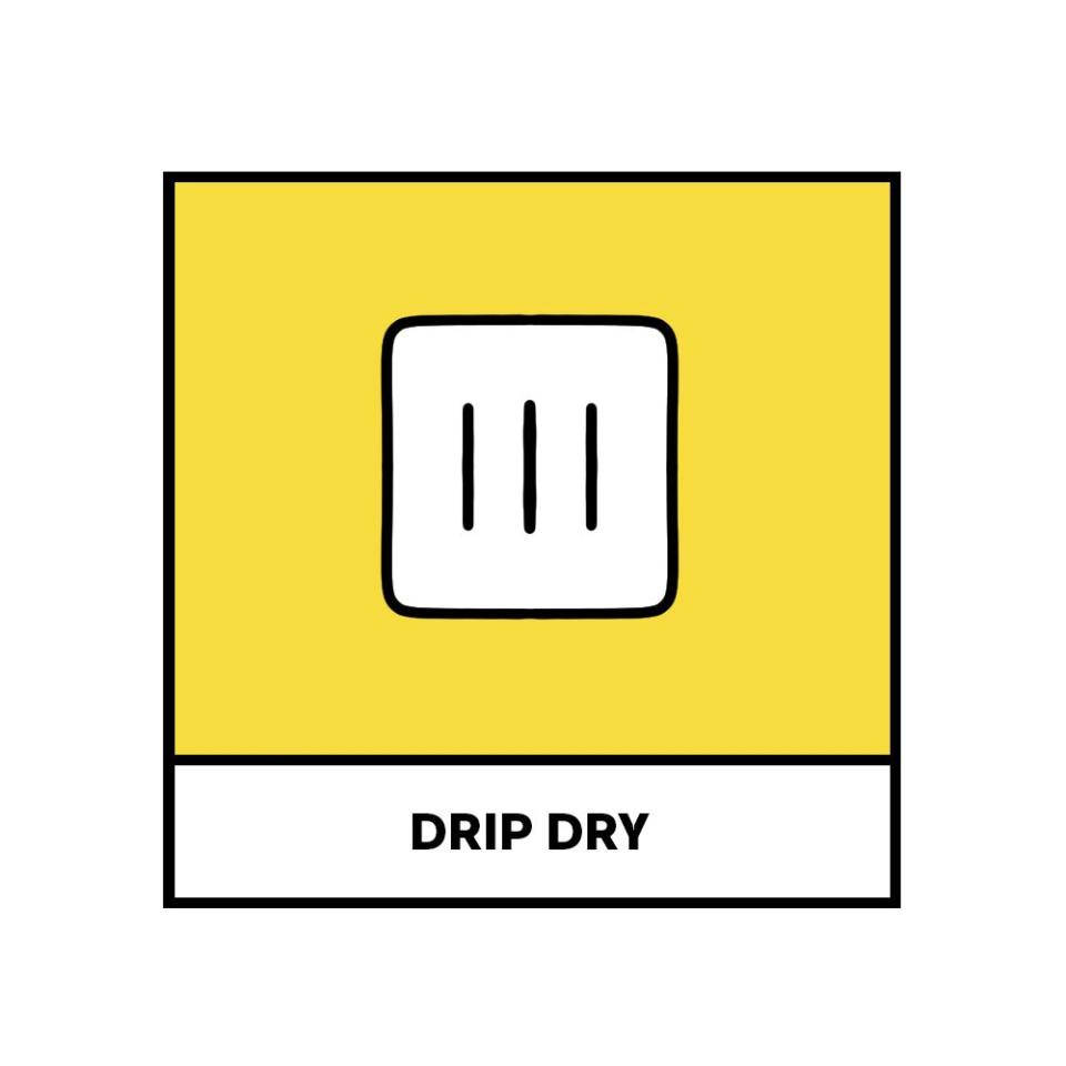 drip dry laundry symbol