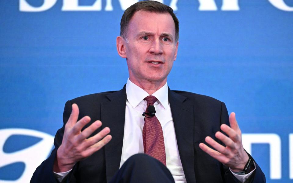 Chancellor Jeremy Hunt