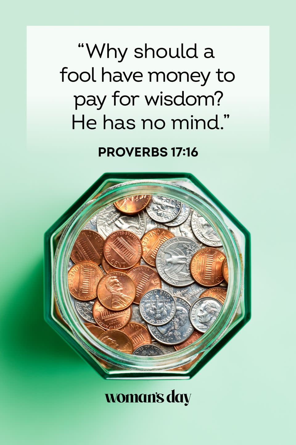 bible verses about money proverbs 17 16