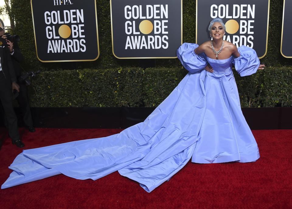 Lady Gaga war einer der großen Stars der Golden Globe Awards. (Bild: Jordan Strauss/Invision/AP Photo)
