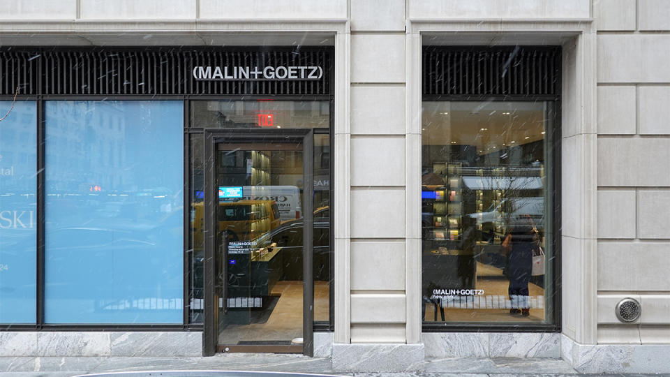 Malin+Goetz entrance on Madison Ave and 86th Satreet. 