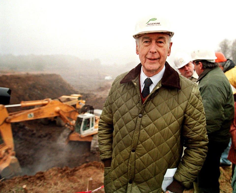 Valéry Giscard d'Estaing dans le Puy-de-Dôme, en octobre 1997  - AFP / Philippe Desmazes