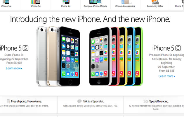 Yahoo Newsroom - Pricing for new iPhones. (Online screengrab)