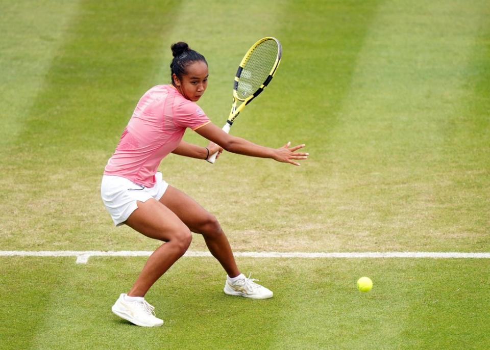 Leylah Fernandez has also reached the US Open final (Tim Goode/PA) (PA Wire)