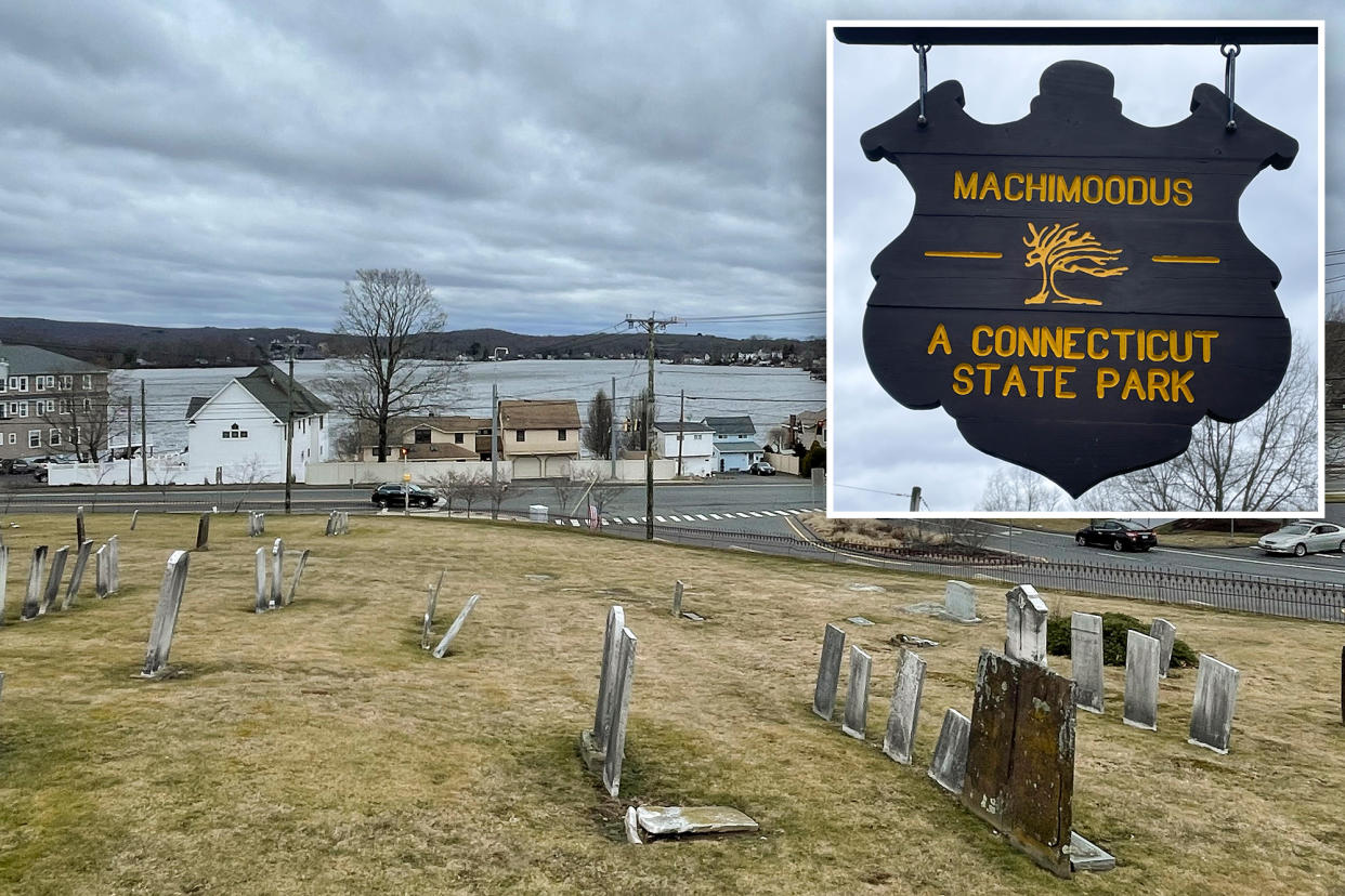 Motorists pass through the town of East Hampton, Conn., Thursday, March 7, 2024. A small earthquake hit the small Connecticut town of East Hampton on Wednesday, but that's nothing new. Seismic sounds known as 