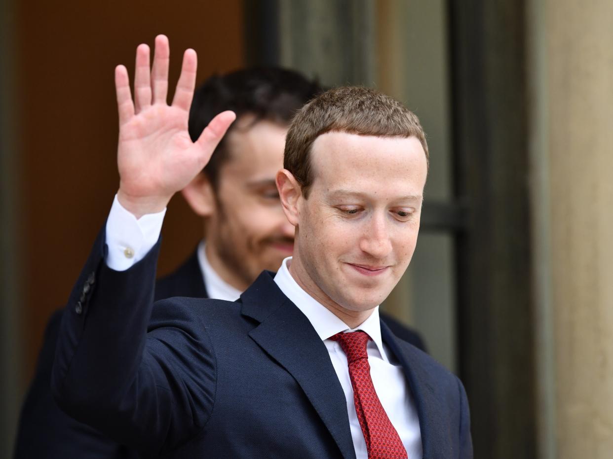 Mark Zuckerberg Paris. France 2019