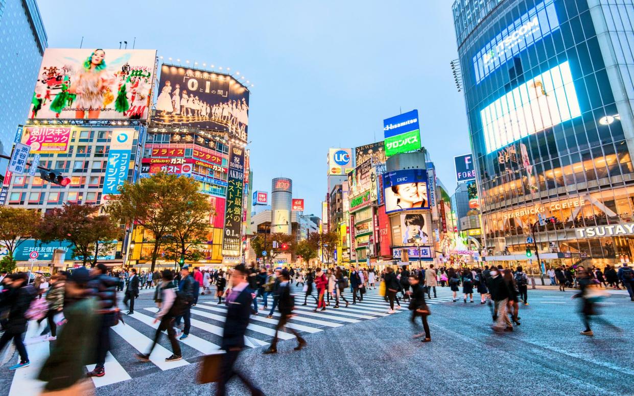 Shibuya Crossing Tokyo Japan Hachiko Square