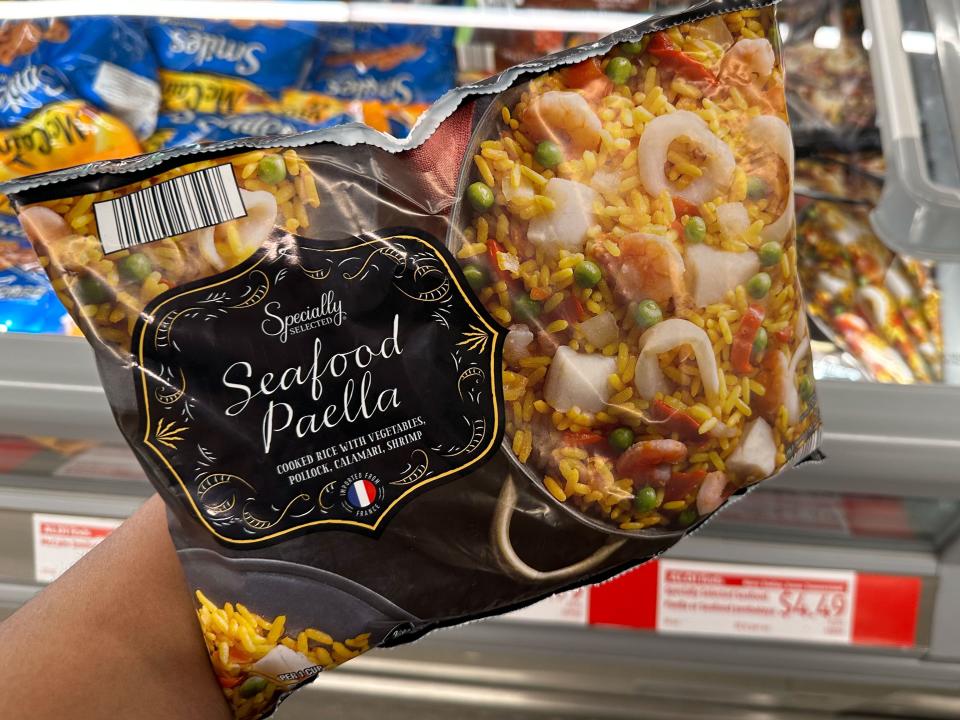 Aldi seafood paella