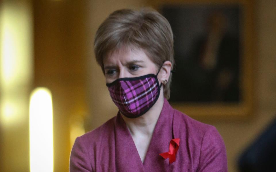 Nicola Sturgeon announced the roll-out - Pool/Getty