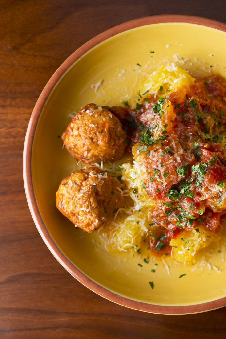 Turkey Meatballs with Spaghetti Squash