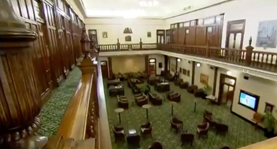 The Tattersalls Club (pictured) is in Brisbane. Source: 7News