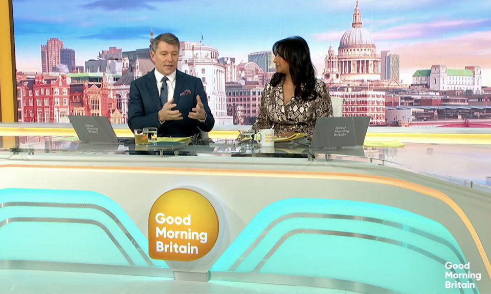 Ben Shephard has shared the sweet story on Good Morning Britain. (ITV screengrab)