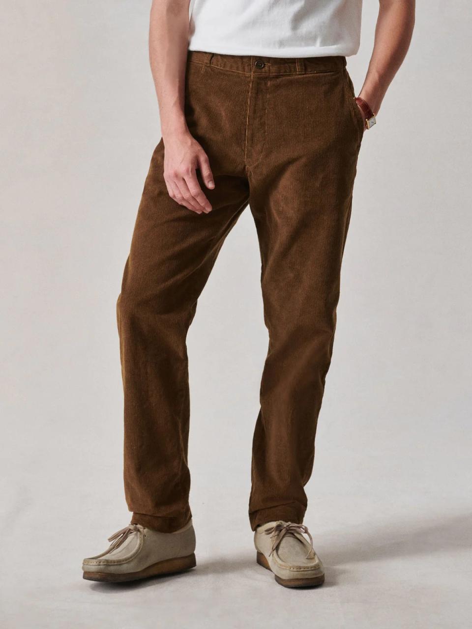 corduroy pants thin lines