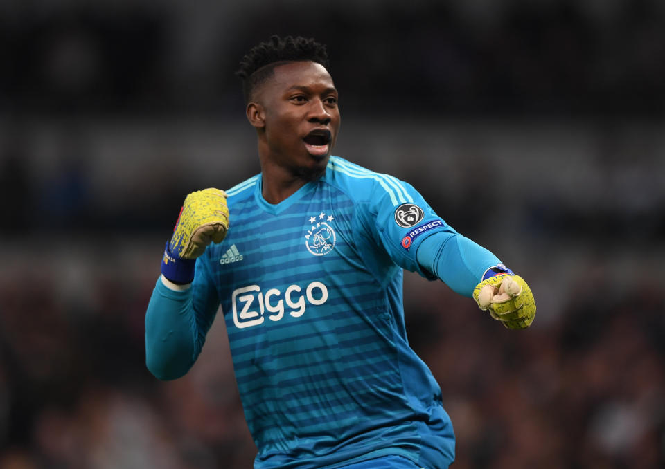 Andre Onana has been linked with a move to Manchester United. (Credit:Getty Images)