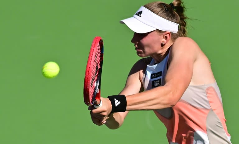 Rybakina, campeona de Wimbledon, alcanzó la cuarta en Indian Wells