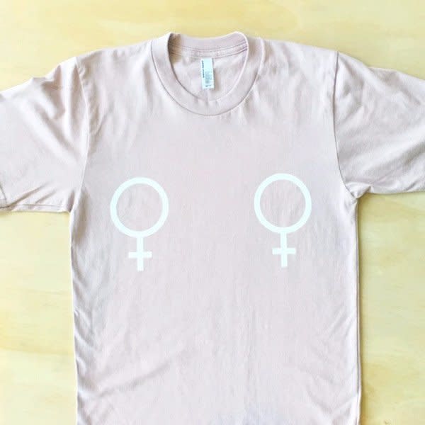 $30 at <a href="http://otherwild.com/collections/t-shirts/products/venus-tit-tee?variant=26668857217" target="_blank">Otherwild</a>