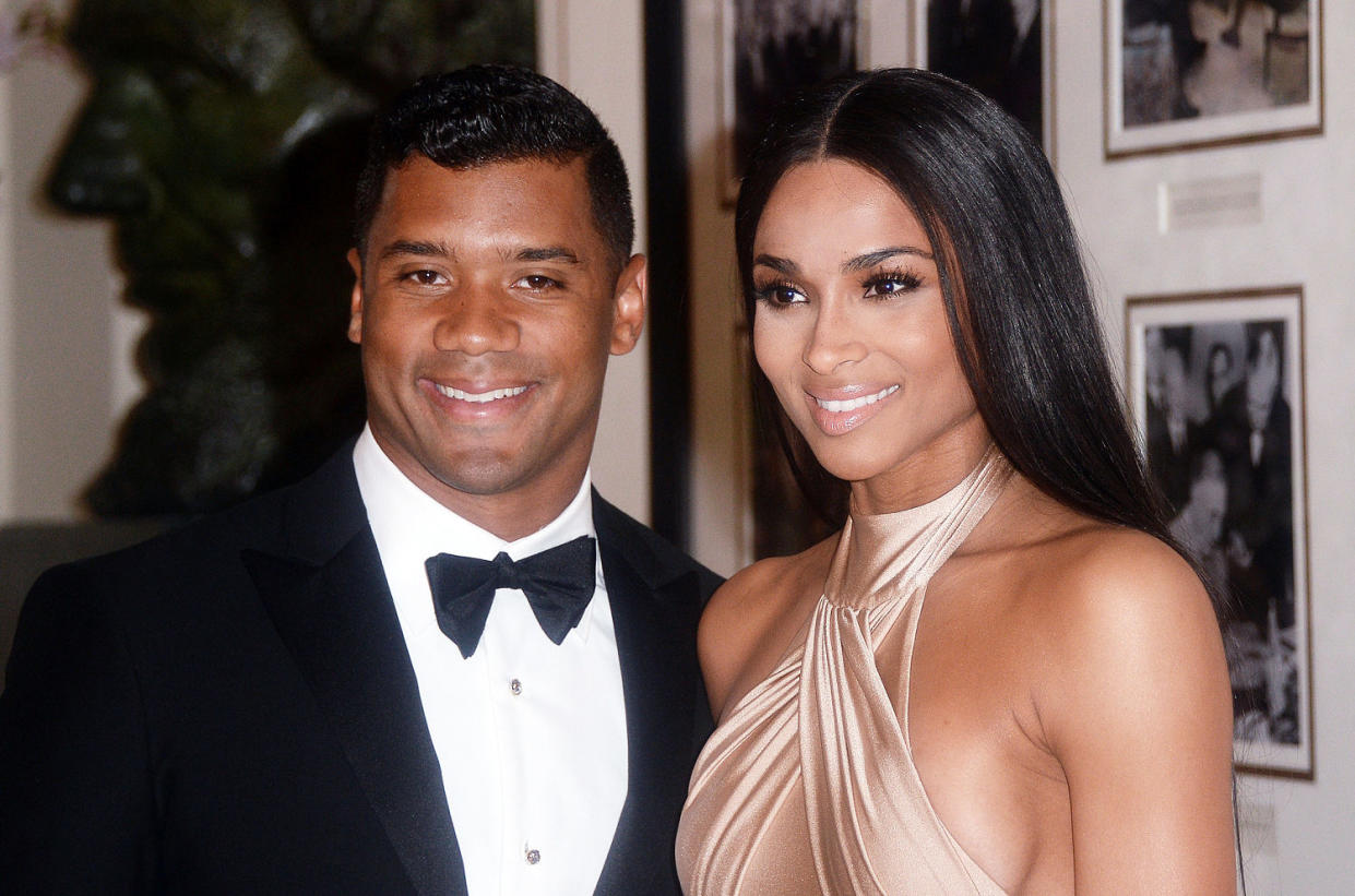 Russell Wilson and Ciara (Olivier Douliery / Getty Images)