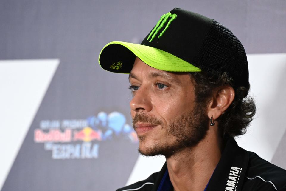 Nine-time world champion Valentino Rossi has tested positive for coronavirus (AFP via Getty)