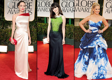 The 2012 Golden Globes gowns were both stunningly gorgeous and painfully ugly.