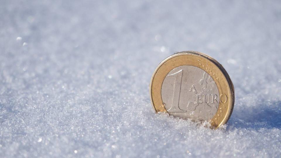 Neige euro pièce