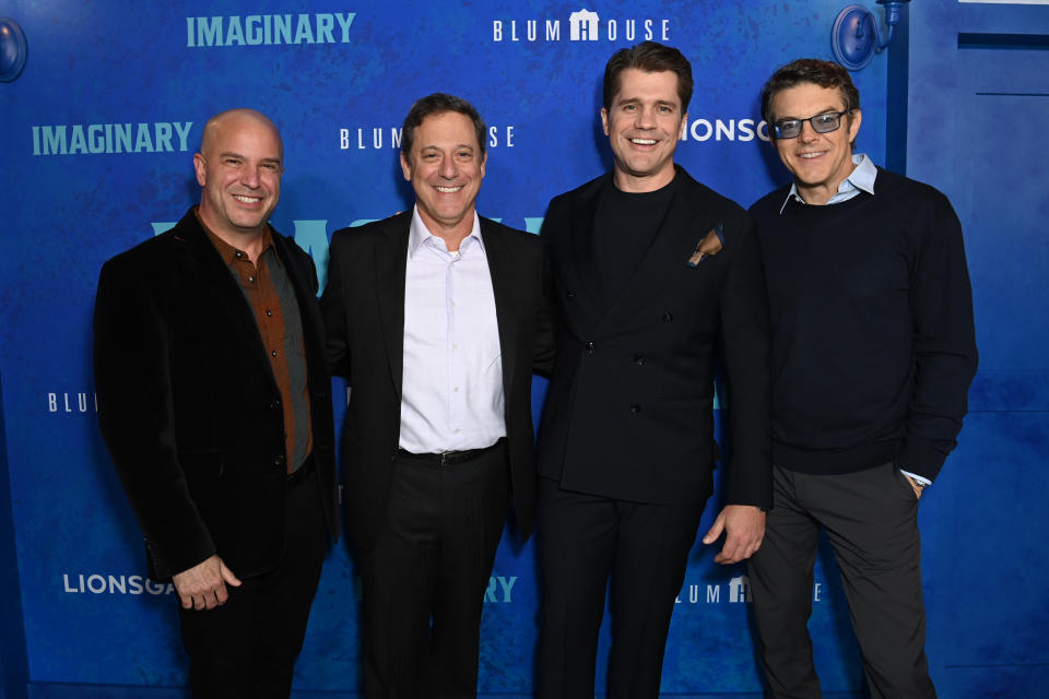 Nathan Kahane, Adam Fogelson, Jeff Wadlow and Jason Blum