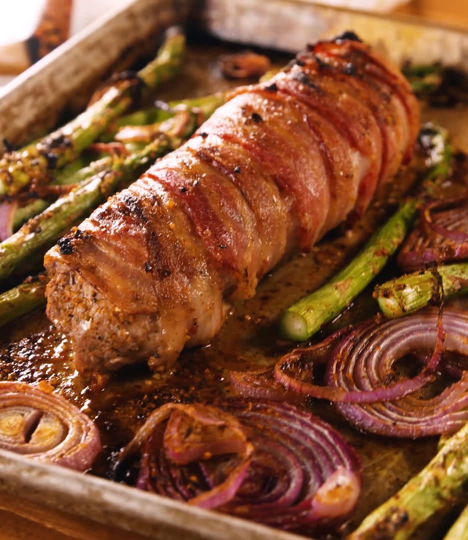 Bacon-Wrapped Pork Tenderloin