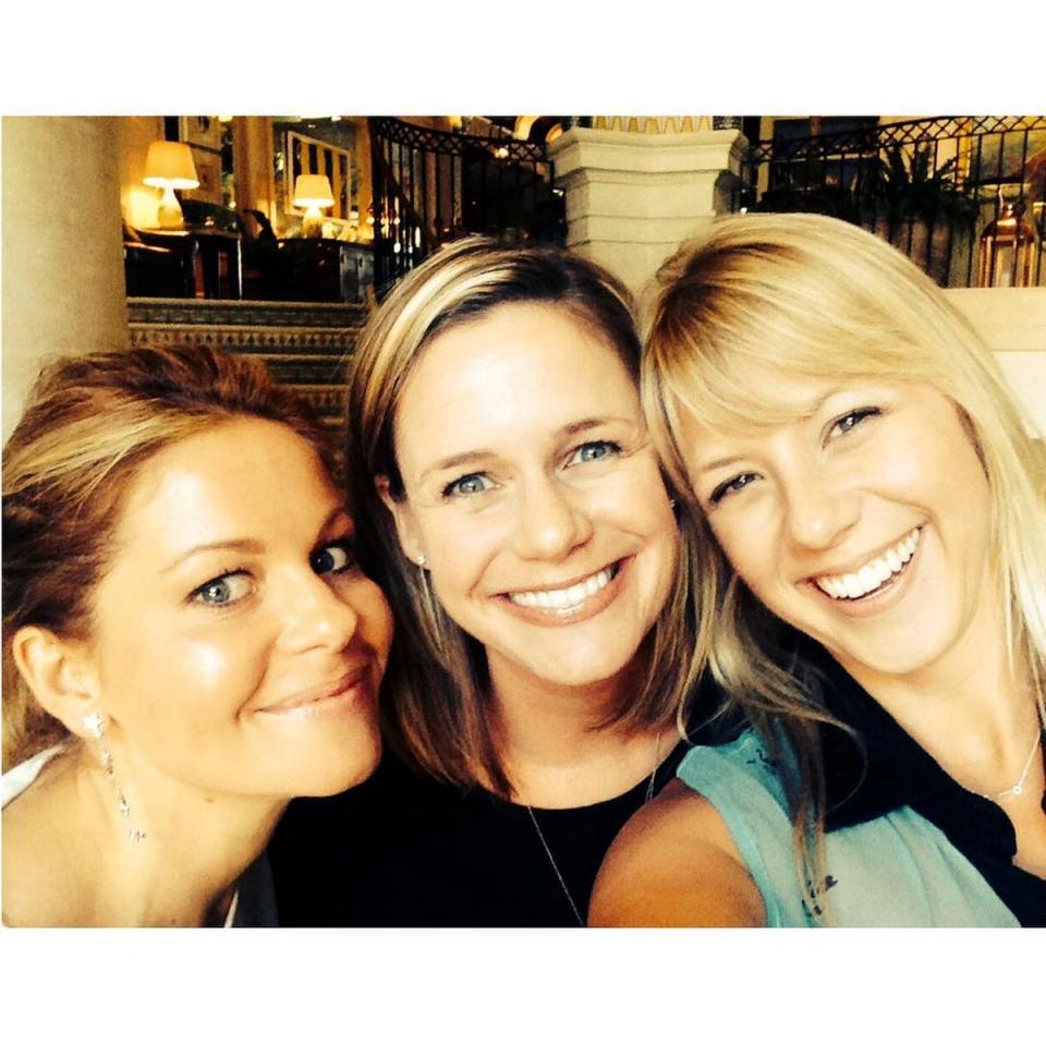 <p>The ladies of "Full House" are back together again!&nbsp;Candace Cameron Bure, who played DJ Tanner in the original series (and who will be reprising her role in the upcoming "Fuller House") shared this snap with her co-stars on Instagram.&nbsp;</p>