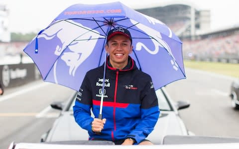 Alex Albon of Scuderia Toro Rosso and Thailand during the F1 Grand Prix of Germany at Hockenheimring on July 28, 2019 in Hockenheim, Germany. - Credit: Getty Images Europe