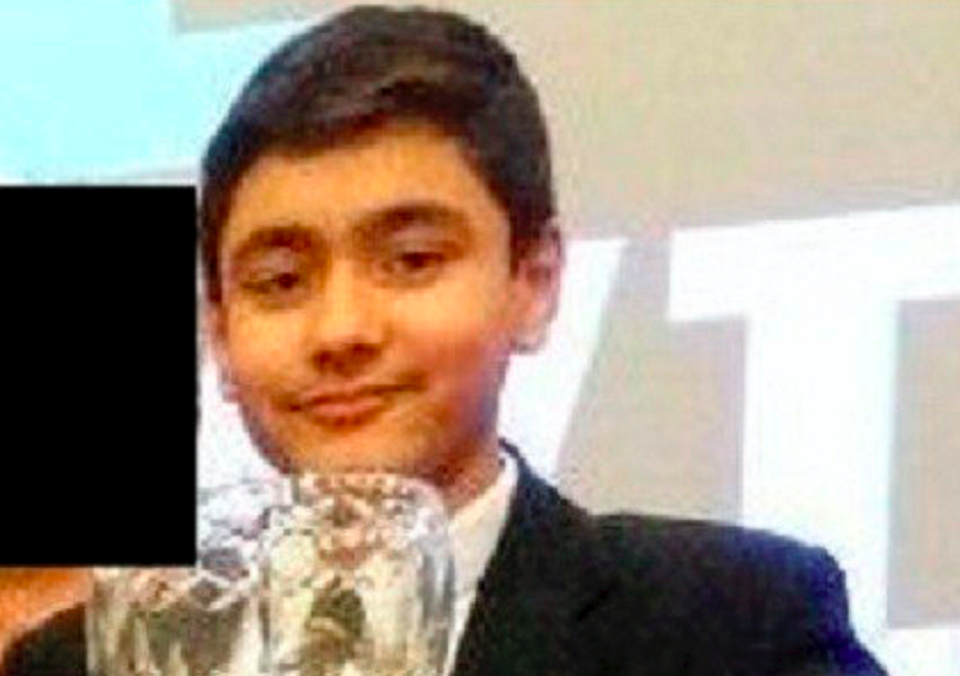 <em>Abhimanyu Chohan fled from school four days ago after he scored top marks in a mock exam (SWNS)</em>