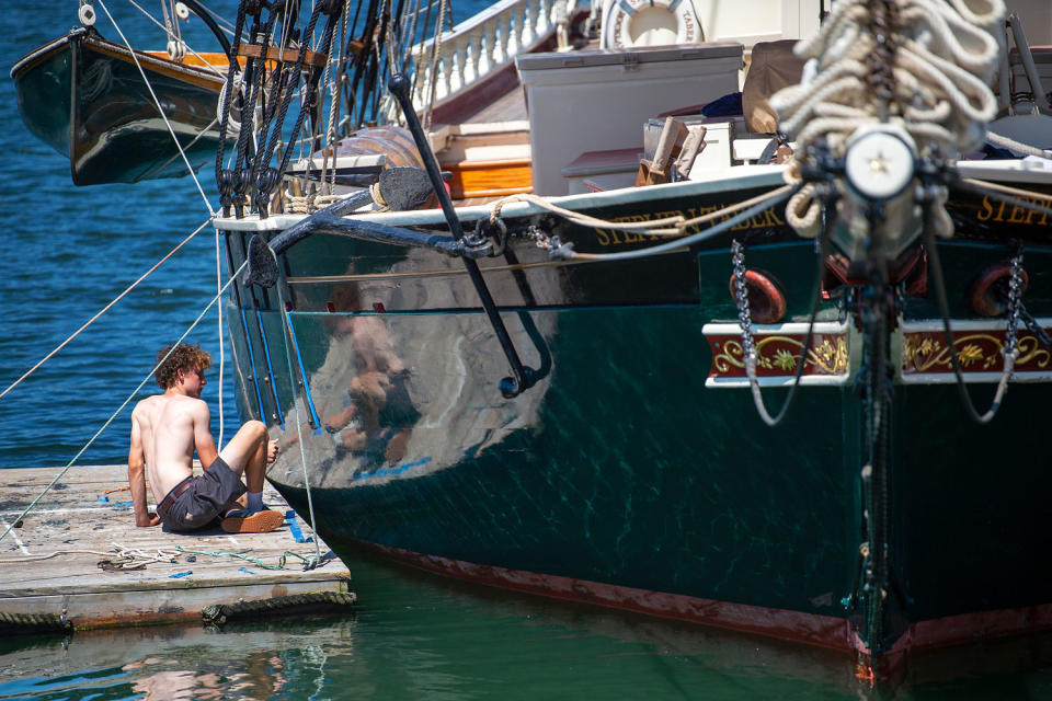 rockland maine vacationland deckhand worker (Michael G. Seamans for NBC News)