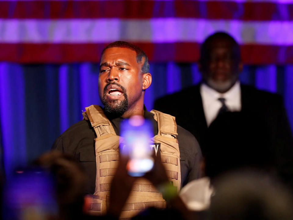 Kanye West kandidierte 2020 für das Amt des US-Präsidenten.  - Copyright: Randall Hill/Reuters