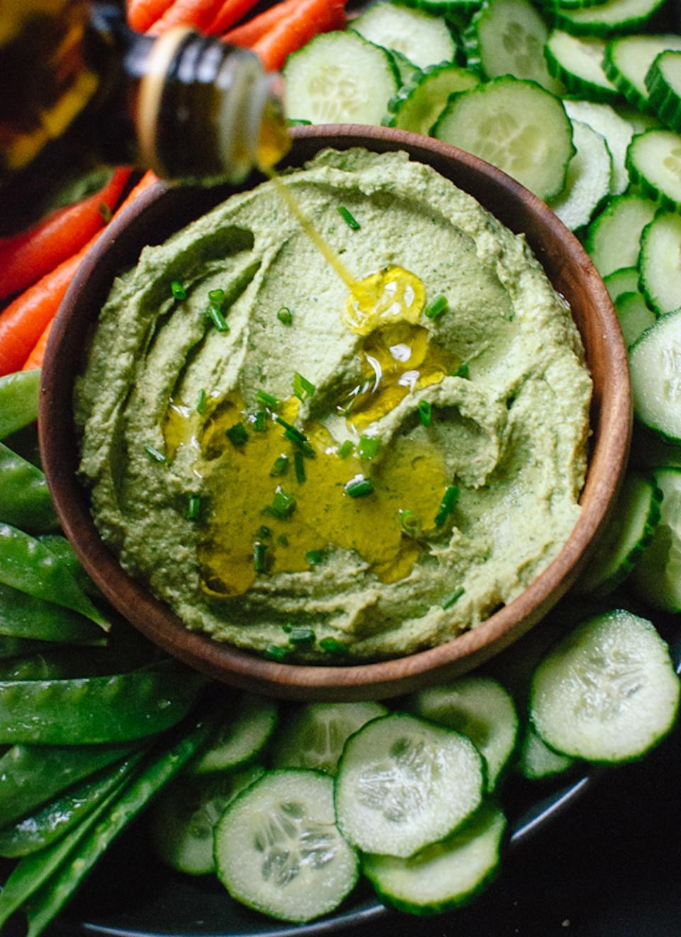 Green Goddess Hummus from Cookie + Kate