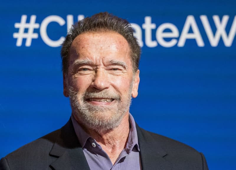 Austrian and American actor and former governor of California Arnold Schwarzenegger attends a "Special Dinner for Climate Action" press event as part of the Ski World Cup at the Stanglwirt in Kitzbuehel. Johann Groder/APA/dpa