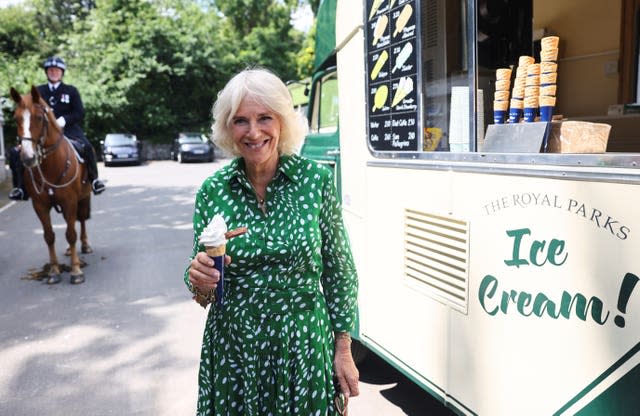 Royal visit to Hyde Park