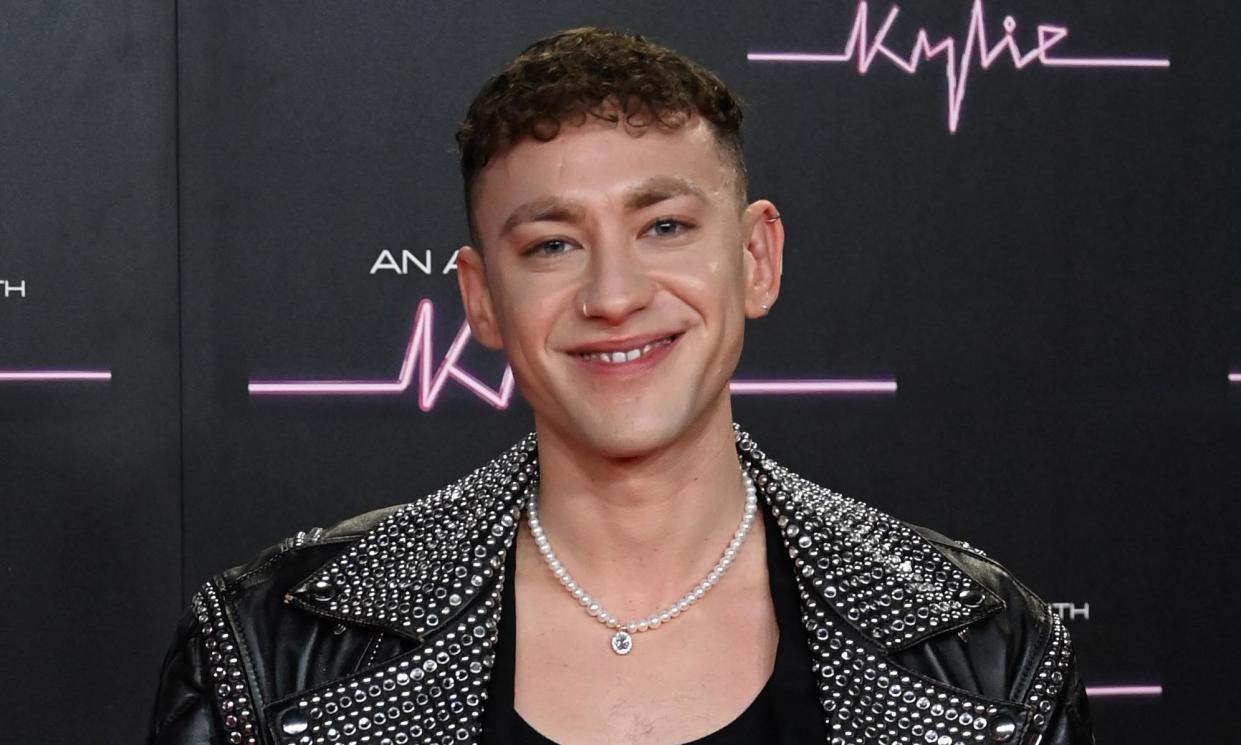 <span>Olly Alexander at an audience with Kylie in December 2023.</span><span>Photograph: David Fisher/Shutterstock</span>