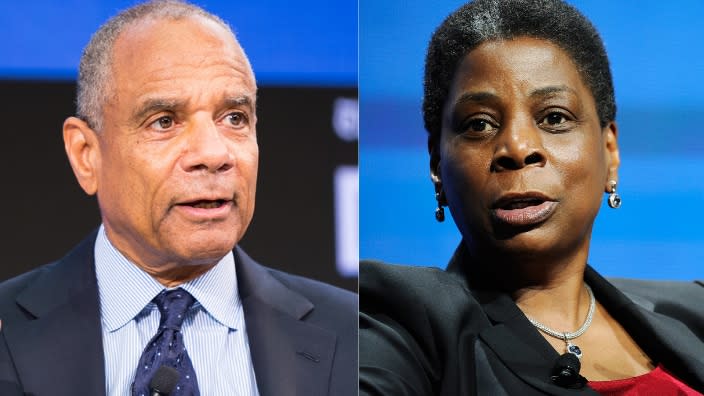 Ken Chenault and Ursula Burns