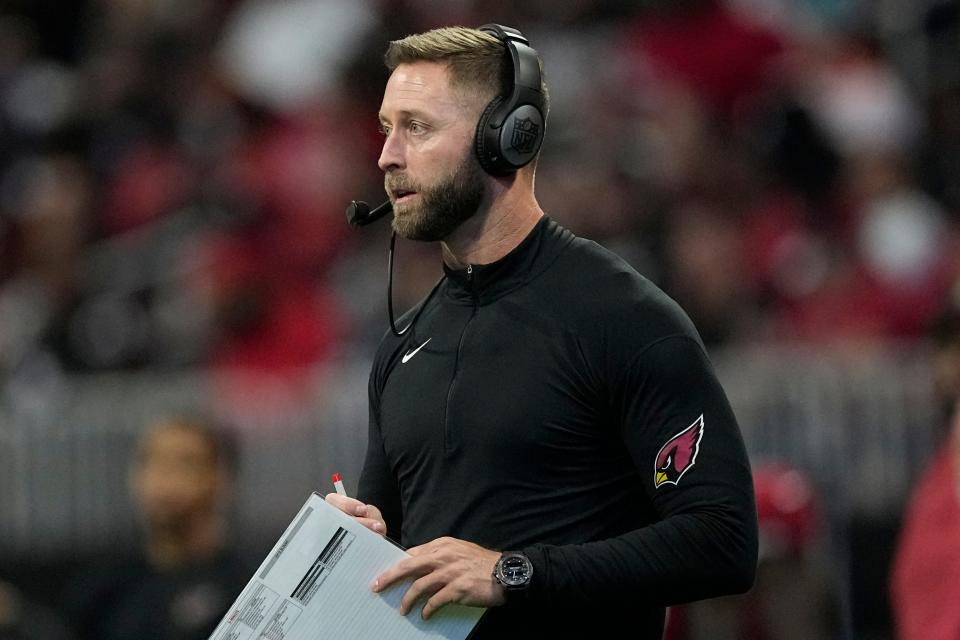 Kliff Kingsbury has been fired as the coach of the Arizona Cardinals.