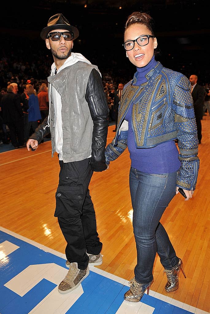 Swizz Beatz Keys Knicks Game