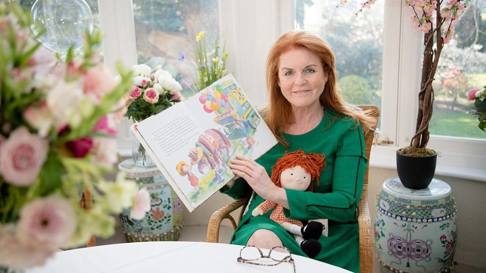 Sarah Ferguson has been gardening and running a storytime during lockdown