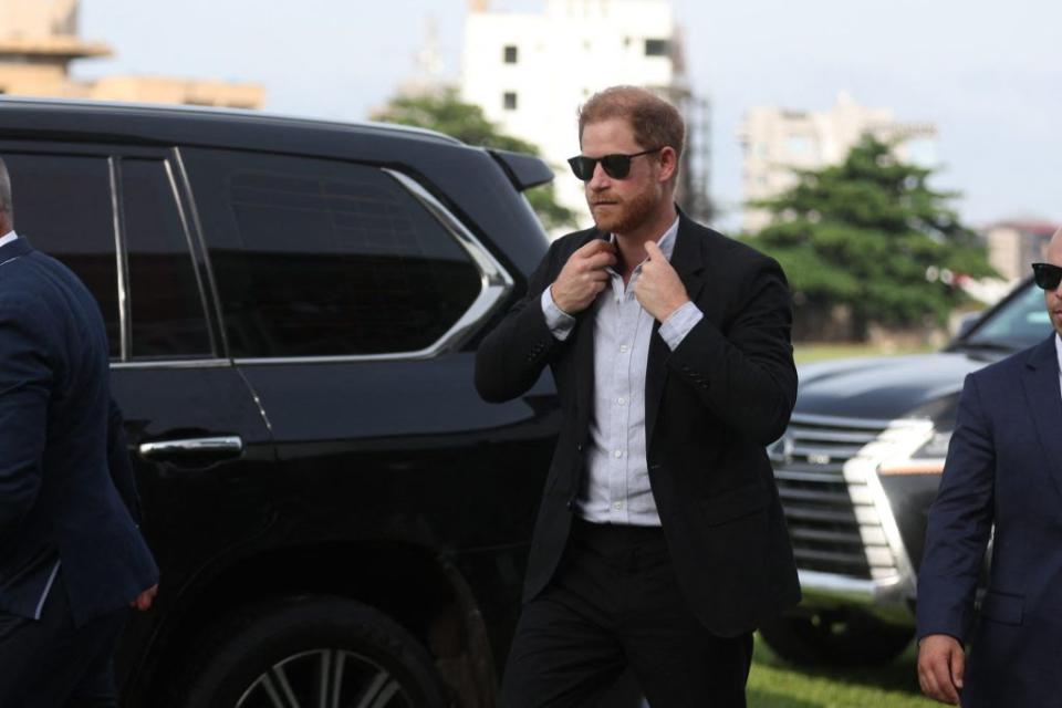 A close confidante of the royal family has hinted at the reason Prince Harry didn’t meet up with his father in London last week. AFP via Getty Images