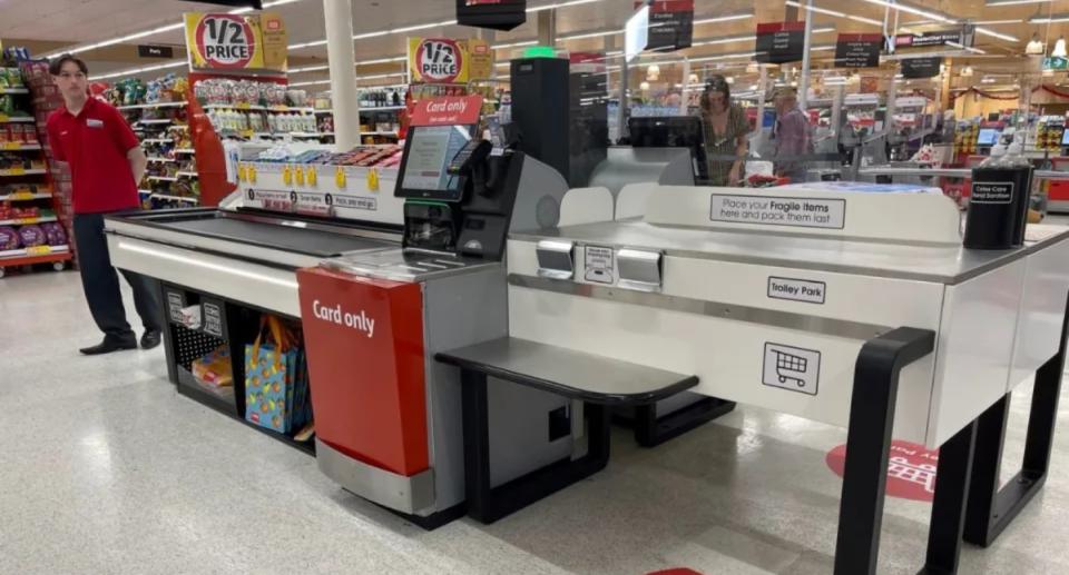 Coles self-service checkout