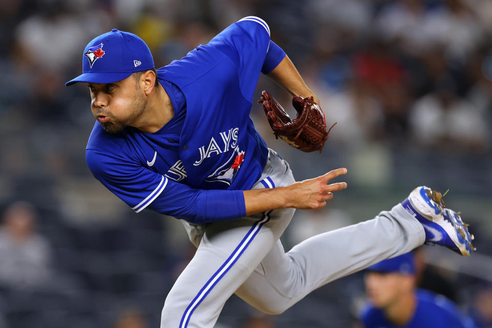 Joakim Soria褪下大聯盟戰袍。(Photo by Rich Schultz/Getty Images)