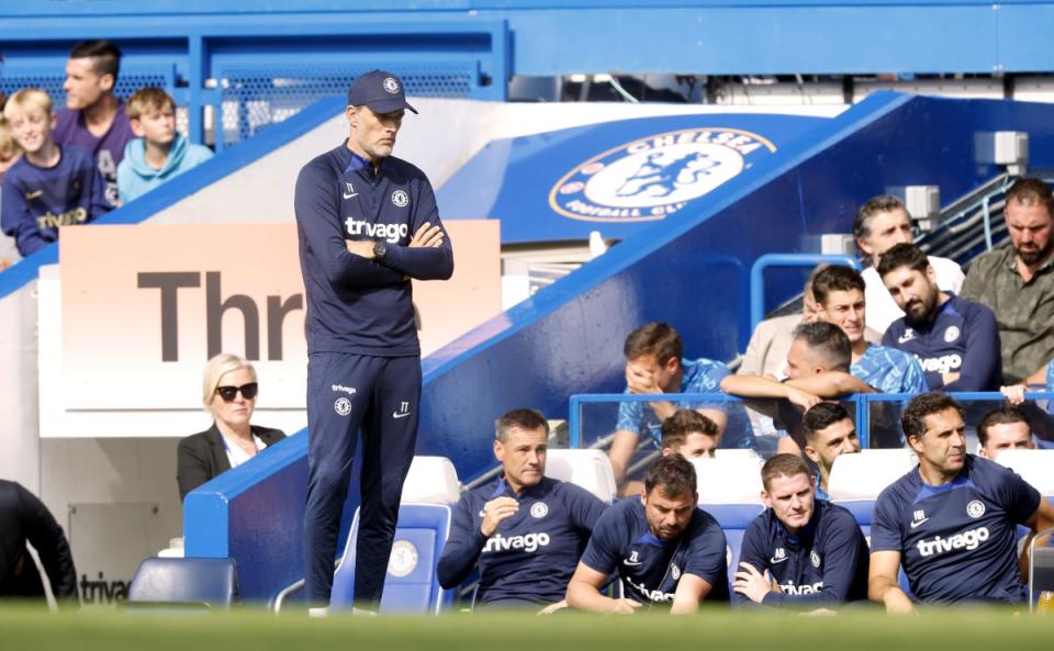 Chelsea boss Thomas Tuchel felt the right decision was made to disallow West Ham’s late goal at Stamford Bridge (Steven Paston/PA) (PA Wire)