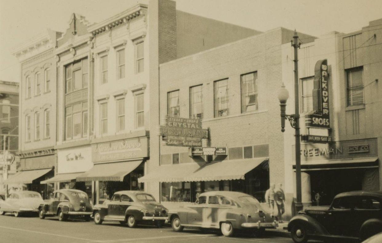 The Crystal Restaurant, 26 N. Front St., in 1950. The Greek-owned restaurant would go on to be the namesake for Crystal Pier in Wrighstville Beach.