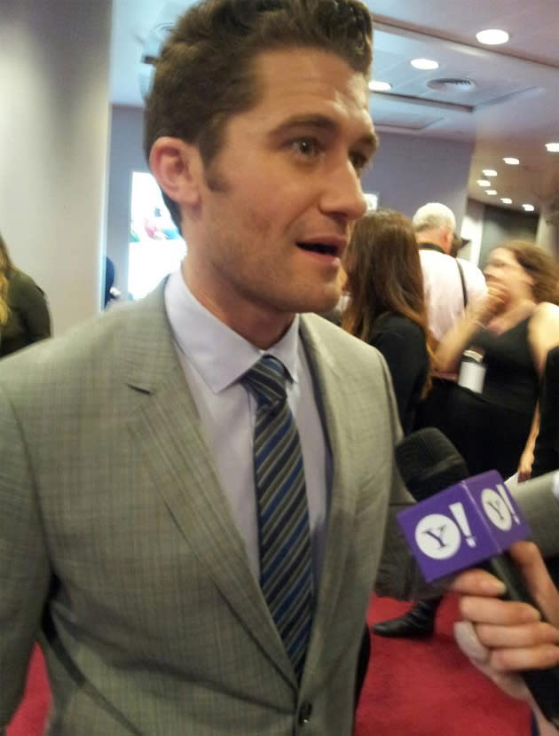 Celebrity photos: Matthew Morrison hugged us during our interview, it’s a moment we’ll replay in our minds forever.