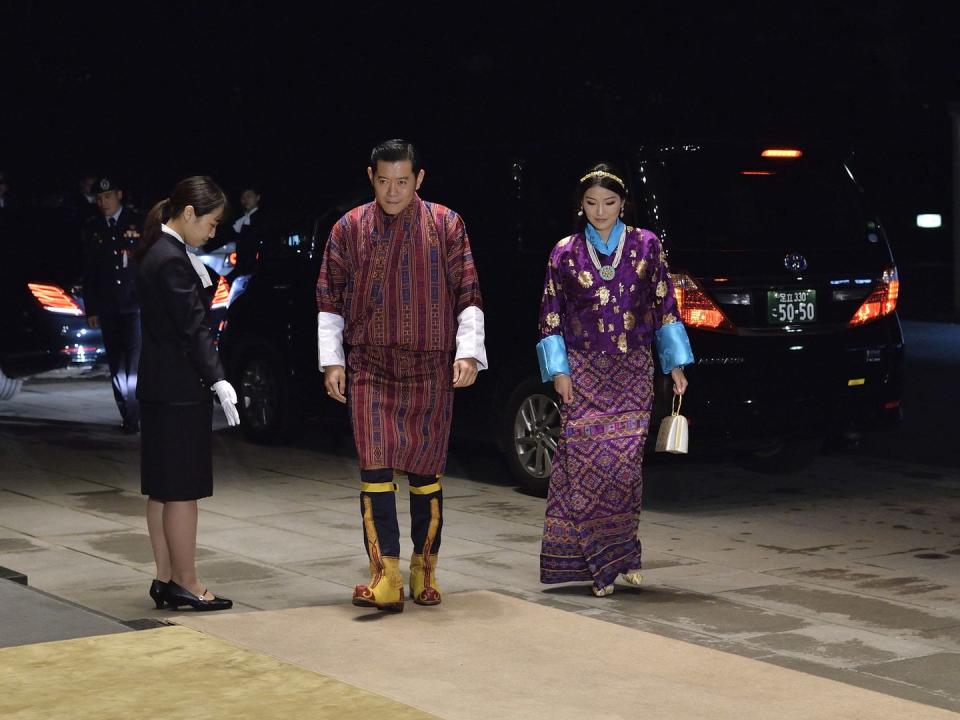 enthronement ceremony of emperor naruhito in japan