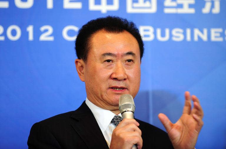 Wanda Chairman Wang Jianlin, a diehard football fan, says his company is delighted at their deal with Atletico Madrid