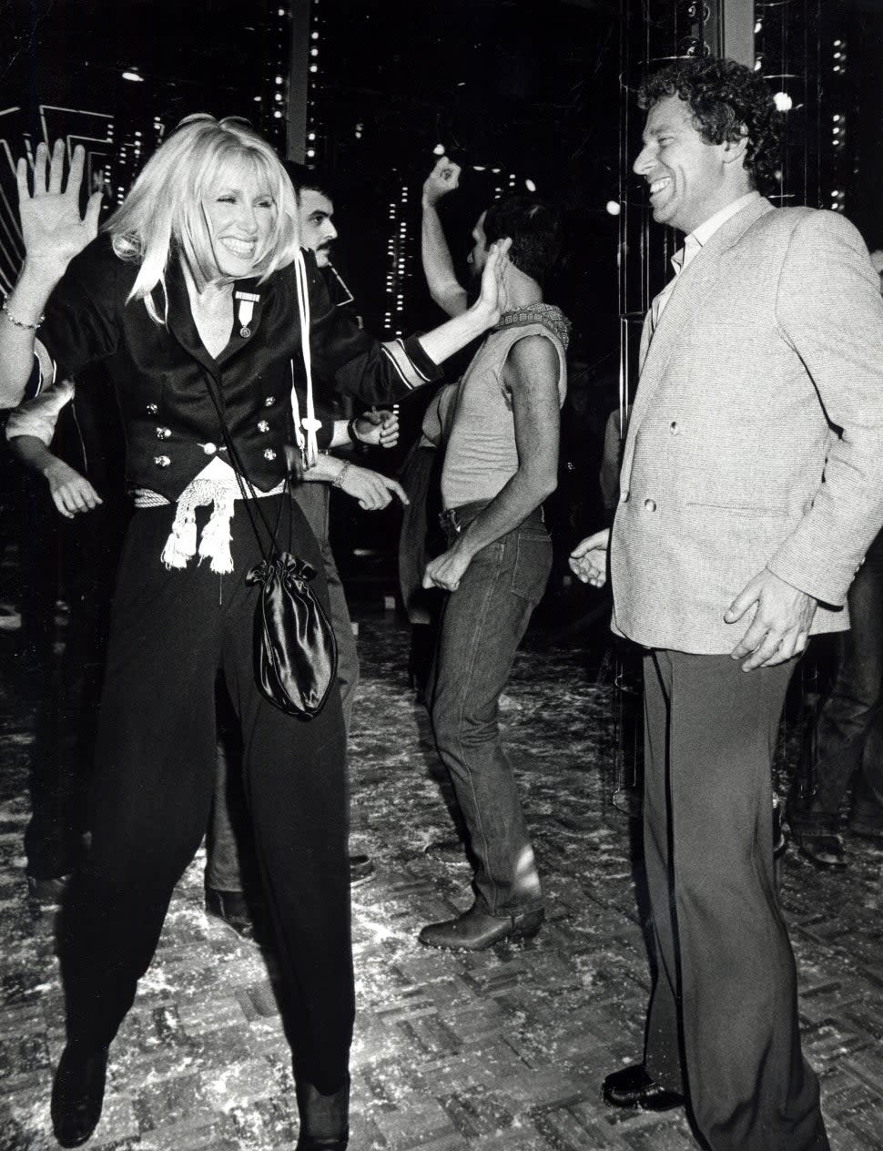 Suzanne Somers and Alan Hamel at Studio 54